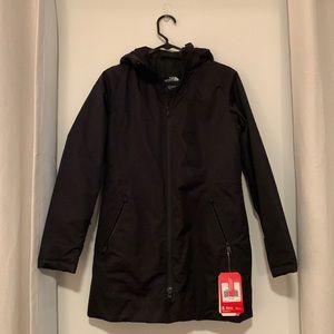 Women’s Black North Face Parka
